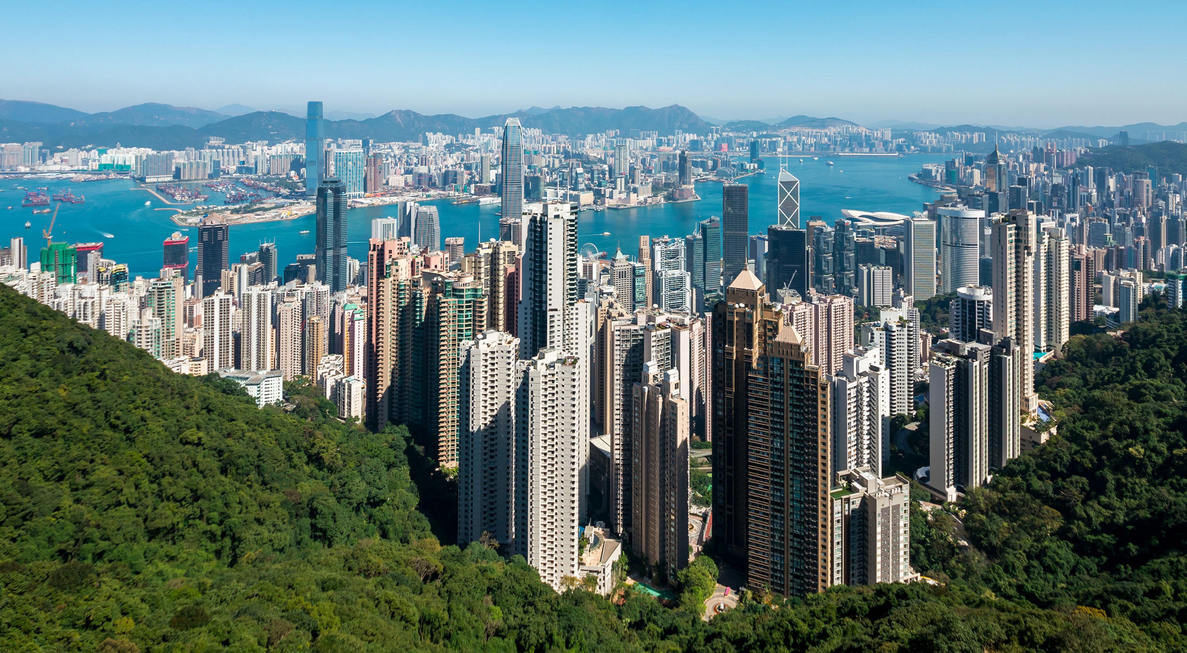 Skyline of Hong Kong